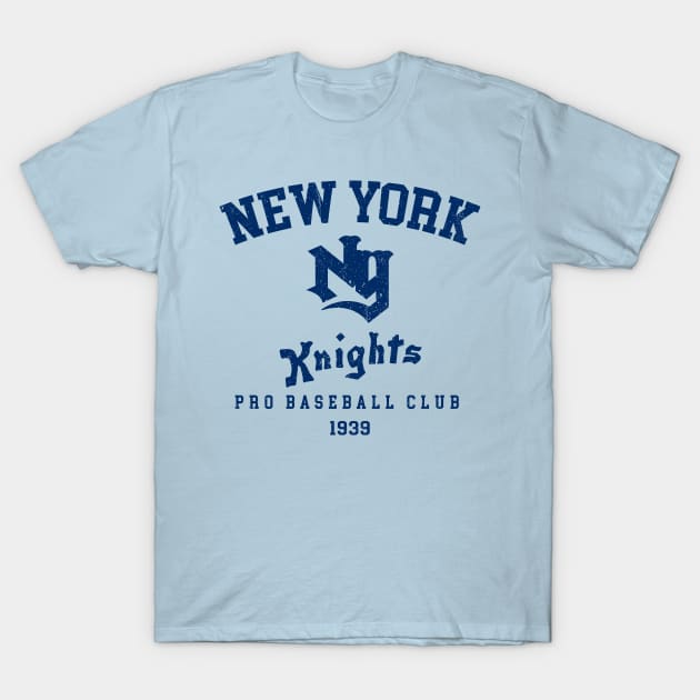 New York Knights Batting Practice workout T-Shirt by Alema Art